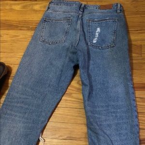 Size 25; mom jeans from Urban Outfitters